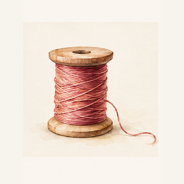 Rose thread spool representing I2EA Architecture
